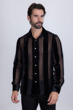Nathan See Through Long Sleeve Shirt