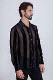 Nathan See Through Long Sleeve Shirt
