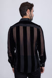 Nathan See Through Long Sleeve Shirt