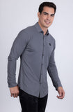 Qingdao Patterned Long Sleeve Shirt