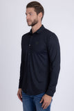 Charing Textured Long Sleeve Shirt
