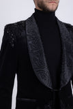 Imperial Garden Rhinestone Blazer
