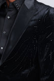 Luxe Velocity Rhinestone Blazer