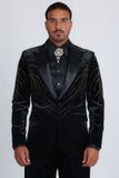 Luxe Velocity Rhinestone Blazer