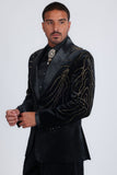 Luxe Velocity Rhinestone Blazer
