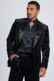 Luxe Velocity Rhinestone Blazer