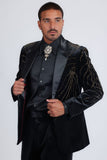 Luxe Velocity Rhinestone Blazer
