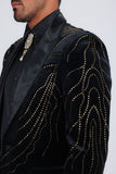 Luxe Velocity Rhinestone Blazer