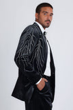 Luxe Velocity Rhinestone Blazer