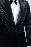 Luxe Velocity Rhinestone Blazer