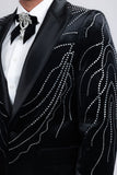 Luxe Velocity Rhinestone Blazer