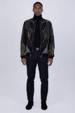 Osaka Rhinestone Bomber Jacket