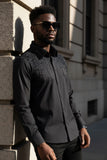 Ginza Rhinestone Long Sleeve Shirt
