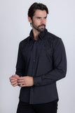Ginza Rhinestone Long Sleeve Shirt