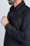 Ginza Rhinestone Long Sleeve Shirt