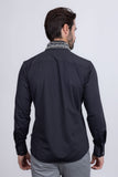 Ginza Rhinestone Long Sleeve Shirt