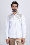 Ginza Rhinestone Long Sleeve Shirt