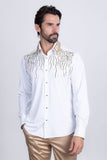 Ginza Rhinestone Long Sleeve Shirt