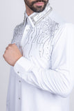 Ginza Rhinestone Long Sleeve Shirt