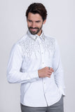 Ginza Rhinestone Long Sleeve Shirt