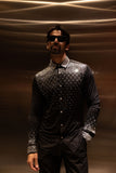 Trivon Rhinestone Long Sleeve Shirt