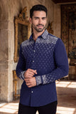 Trivon Rhinestone Long Sleeve Shirt