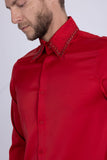 Slinket Rhinestone Long Sleeve Shirt
