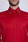 Slinket Rhinestone Long Sleeve Shirt