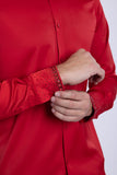Slinket Rhinestone Long Sleeve Shirt