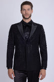 Midnight Rain Rhinestone Blazer