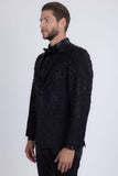 Midnight Rain Rhinestone Blazer