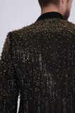 Midnight Rain Rhinestone Blazer