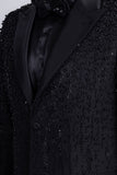 Midnight Rain Rhinestone Blazer