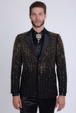 Midnight Rain Rhinestone Blazer