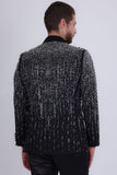 Midnight Rain Rhinestone Blazer