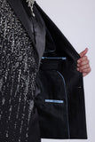 Midnight Rain Rhinestone Blazer