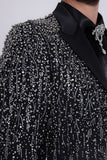 Midnight Rain Rhinestone Blazer