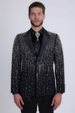 Midnight Rain Rhinestone Blazer