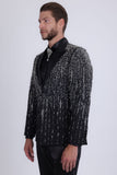 Midnight Rain Rhinestone Blazer
