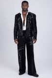 Midnight Opulence Rhinestone Suit
