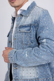 Edinburgh Rhinestone Denim Jacket