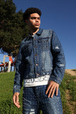 Edinburgh Rhinestone Denim Jacket