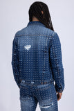 Edinburgh Rhinestone Denim Jacket