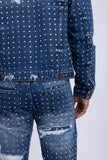 Edinburgh Rhinestone Denim Jacket