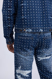 Edinburgh Rhinestone Denim Jacket