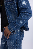 Edinburgh Rhinestone Denim Jacket