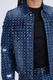 Edinburgh Rhinestone Denim Jacket