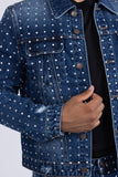 Edinburgh Rhinestone Denim Jacket