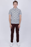Unter Geometric Polo Shirt