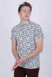 Unter Geometric Polo Shirt